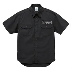 エースカフェロンドン ワークシャツ AC003WH Vertical ブラック ACE CAFE Work shirtのサムネイル