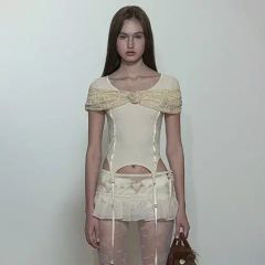 Couture Frill Ribbon Tops andwang - メルカリ