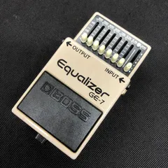BOSS GE-7 Equalizer 1995年製 黒ラベル ACA電源 MADE IN TAIWAN