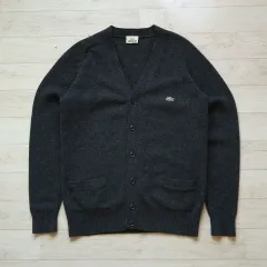 日本製のヴィンテージ LACOSTE カーディガン