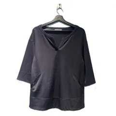 アドーア ADORE カットソー スキッパー 半袖 38 紺 ネイビー ■FYのサムネイル