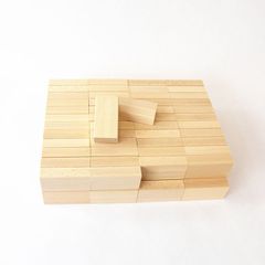 小さな大工さん 40mm基尺 長方体80個 立方体20個収納箱付き① - メルカリ