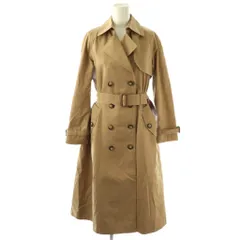 グリーンレーベルリラクシング ユナイテッドアローズ green label relaxing KC ぺルビアンC LONG トレンチ スプリングコート 36 ベージュ /DO ■OS