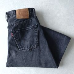 LEVI'S 503 先染め ブラック 鬼ヒゲ バギーデニム 00s y2k - メルカリ