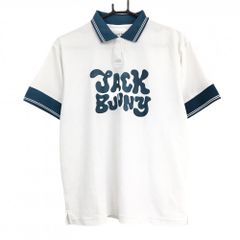 極美品 ジャックバニー M セーラーカラー 半袖ニット ネイビー サイズ1
