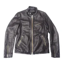 NA417062 ジャックローズ シングルライダースジャケット 280704J 山羊革 ブラック #2 メンズ JACKROSE 中古のサムネイル