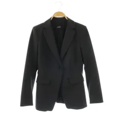 マックス&コー MAX&CO. テーラードジャケット 1B 総裏地 42 黒 ブラック /HS ■OSのサムネイル