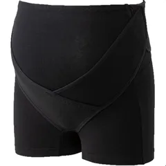 新品　 Lサイズ　[犬印本舗] 肌にやさしいお腹を支えるパンツ妊婦帯 ブラック HB8431