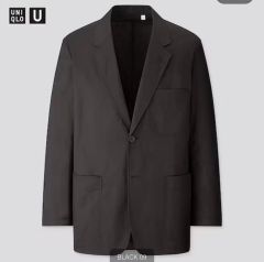 ユニクロユーUNIQLO U テーラードジャケットDARKGRAYサイズM中古品