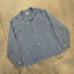 60s オンブレチェック ヘリンボーン シャツ USA製 - メルカリ