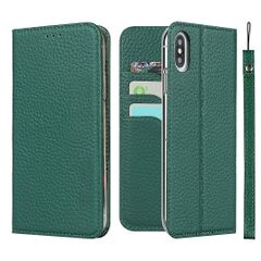 신품 Pelanty for iPhone XR 케이스 수첩형 for iPhoneXr 스마트폰 케이스 소가죽 제품 가죽 가죽 지갑형 커버 카드 수납 스탠드 기능 내장 마그넷 수제 부드러운 아이폰 XR 휴대 커버 스트랩 첨부 헤드폰 케이블