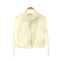 ジルバイジルスチュアート JILL by JILLSTUART 24SS ビジュートッピングフーディー パーカー FR ホワイト /DF ■OSのサムネイル