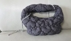 ザラ ブラック キルティング チェーン ショルダーバッグ / トートバッグ