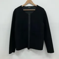 【イオン広店】 中古 UNUSED | アンユーズド その他アウター ジップカラーレスジャケット ブラック サイズ：2 【96】のサムネイル