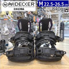 23-24 NIDECKER MAYON PLUS HYBRID 칼라:BLACK PLUM M사이즈 나이데커 맨즈 스노보드 바인딩 형 떨어짐 일본 정규품