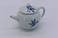 御室焼 北村和善作 茶道具 急須 ポッド水差 水注 赤絵 /有田焼 京焼