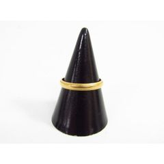 アーカー AHKAH ミレーレリング 指輪 9号 K18YG 3.2g クロス - メルカリ