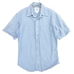 BLACK FLEECE ブラックフリースブルックスブラザーズ 半袖シャツ ボタンダウン オックスフォードシャツ トップス ライトブルー メンズ 【中古】