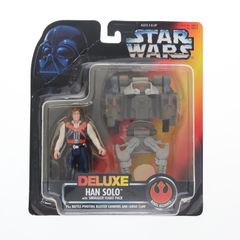 스타 워즈 디럭스 피규어 한 솔로 with 플라이트 팩 STAR WARS 완성품 가동 피규어(69612) 하즈브로