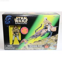 스타 워즈 파워 오브 더 포스 스피더 오토바이 with 레이어 STAR WARS 완성품 가동 피규어(69727) Kenner(케너)