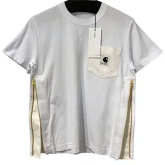 sacai×carhartt WIP 24SS T-SHIRT LOGOロゴ SIDEサイドZIPTシャツ 8069000124620のサムネイル