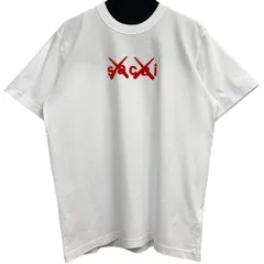 sacai×KAWS 21SS Flock Print T-ShirtロゴTシャツ 8069000085150のサムネイル