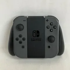 中古 Nintendo Switch スイッチ ジョイコン グレー グリップ YD5123C c091