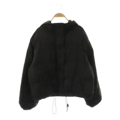 ワンアフター アナザー ナイスクラップ one after another NICE CLAUP 中綿ジャケット ジップアップ F ブラック /HK ■OS