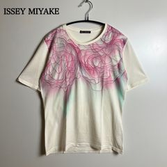 イッセイミヤケ【ISSEY MIYAKE】滲みプリントシャツ - メルカリ