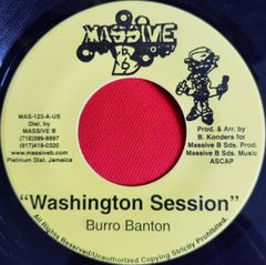 Burro Banton - Washington Session 7インチ - メルカリ
