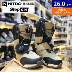 25-26 NITRO VENTURE STEP ON TLS カラー:Desert-Black 26cm ナイトロ ベンチャー ステップオン メンズ スノーボードブーツ 日本正規品のサムネイル