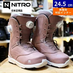 25-26 NITRO CROWN BOA カラー:Rose 24.5cm ナイトロ クラウン レディース スノーボードブーツ 日本正規品のサムネイル