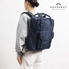 DOUGHNUT ドーナツ リュック バックパック デイパック マカロン アウトドア 大容量 20L A4 15インチ ミッドナイトブルーのサムネイル