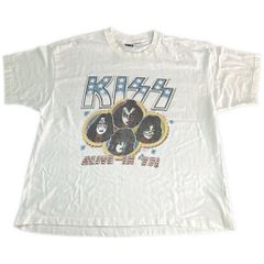 レトロ 当時物 KISS キッス半袖 tシャツ USA製 パンダ 白 バンドT 90's 当時物 KISS キス 半袖 Tシャツ USA製 パンダ 白 バンドT - メルカリ