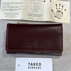 新品/本物】TAKEO KIKUCHI 三つ折財布/チョコ￥16,500- - メルカリ