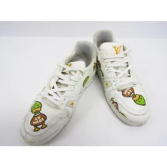 LOUIS VUITTON ルイ ヴィトン ×NIGO LVトレイナーライン ダックプリント スニーカー 1A9JC3 SIZE:9★SB5453のサムネイル