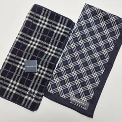 【新品】BURBERRY メンズハンカチ & タオルハンカチ セット
