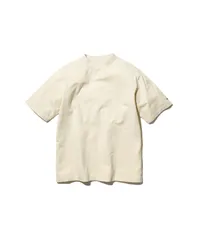 新品 スノーピーク(snow peak)Tシャツ Recycled Cotton Mockneck T-Shirt size XL OATMEAL TS-25SU403フェス キャンプ アウトドア