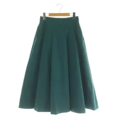 グリーンレーベルリラクシング ユナイテッドアローズ green label relaxing スカート ロング フレア 36 緑 /MI ■OS ■SH