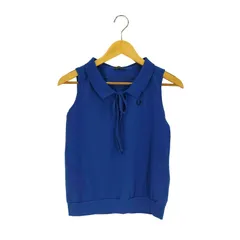 フレッドペリー FRED PERRY 緑タグ ポロカラー ボウタイ スキッパー ノースリーブ トップス メンズ import：S のサムネイル
