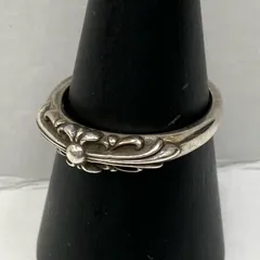 【加古川店】 中古 CHROME HEARTS | クロムハーツ リング・指輪 baby classic floral cross ring シルバー 【134】のサムネイル