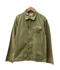 トイズマッコイ TOYS McCOY USN Military UTILITY JACKET ユーティリティ ジャケット プレーン ミリタリー ステンシル 緑 TMJ1508 サイズ42 ジャケット ワンポイント カーキ 104MT-3191のサムネイル