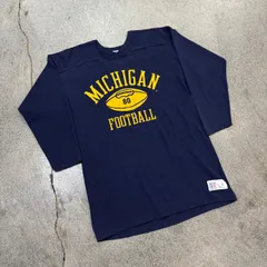 【RUSSELL】80s Printed Football T Shirt L "Good Print"のサムネイル