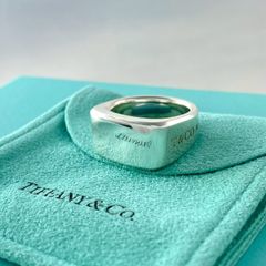 TIFFANY 1837 MAKERS シグネット リング Ag925 ＃21 - メルカリ