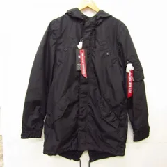 UNDEFEATED × ALPHA アンディフィーテッド×アルファ ナイロン M-65 フィッシュテイル モッズコート ジャケット Sサイズ メンズ ◆FG7097のサムネイル
