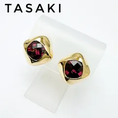 美品🌟TASAKI ガーネット イエローゴールド イヤリング  Uのサムネイル