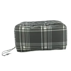 レスポートサック LesportSAC RECTANGULAR COSMETIC ポーチ チェック柄 黒 6511 E570 /MI ■OS