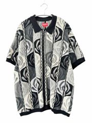 シュプリーム SUPREME 22SS Abstract Textured Zip Up Polo