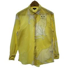 美品 ポールスミス コレクション 鹿 アニマル 総柄 長袖シャツ L