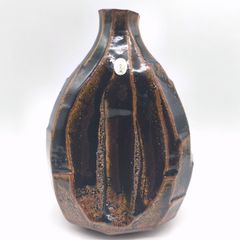 信楽焼夏目変形手桶花瓶箱付き - メルカリ